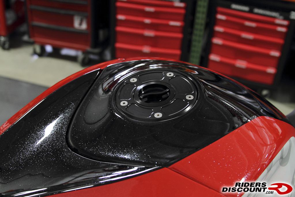 Accossato QuickRelease Gas Cap for 675 Triumph Rat Motorcycle Forums