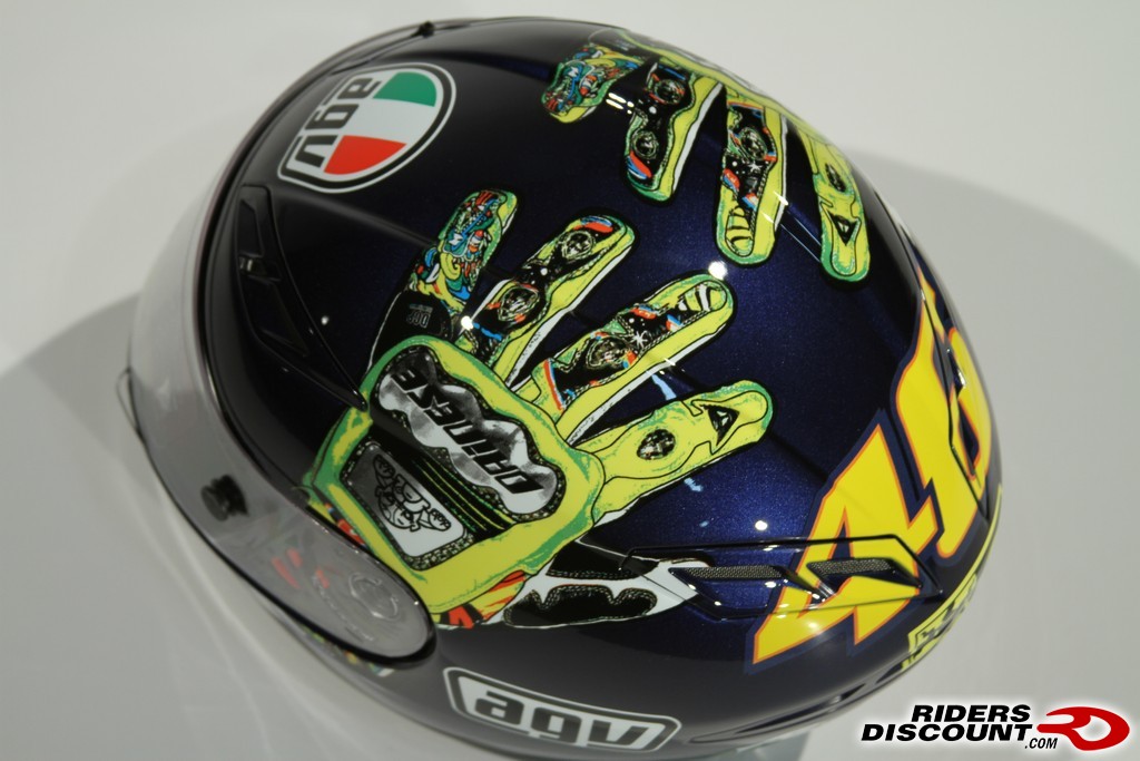 AGV Rossi Limited Edition Mugello Hands GP Tech Helmet Honda