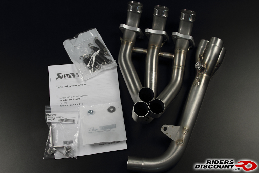 Daytona 675 outlet akrapovic full exhaust