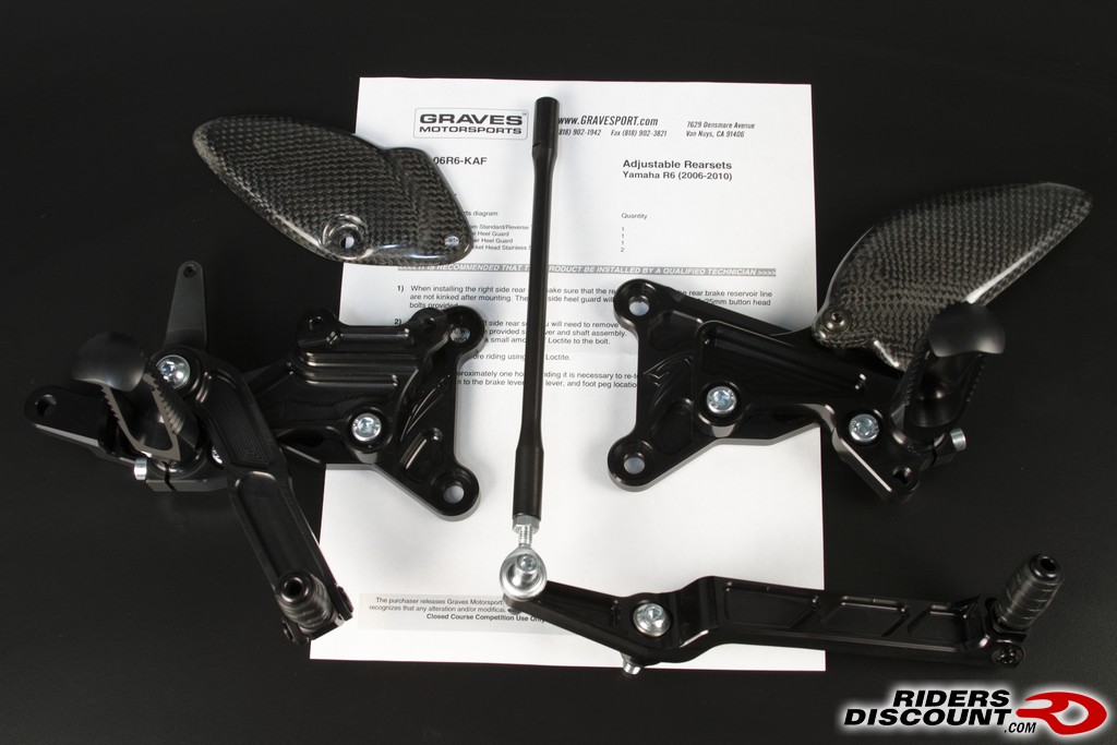 Graves Yamaha YZFR6 Rearsets