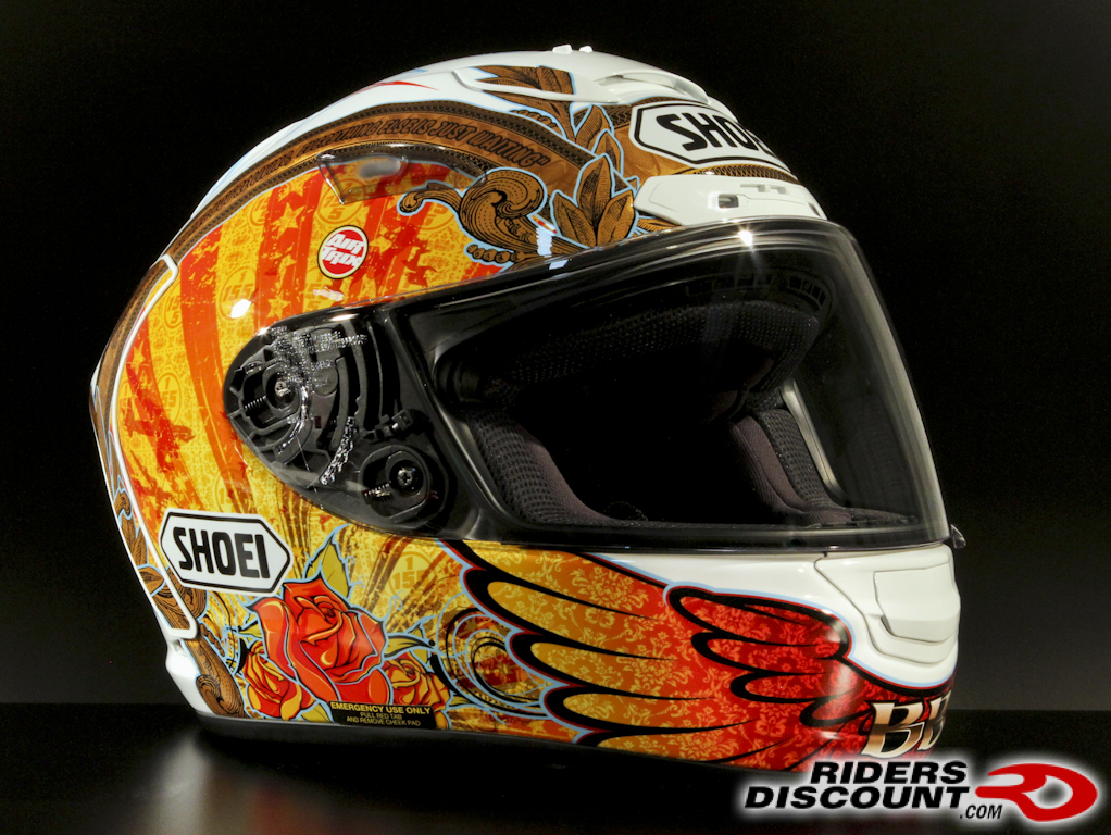 Shoei X-Twelve White B-Boz Ben Bostrom Helmet | Yamaha R6 Forum
